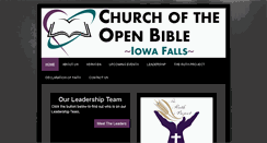Desktop Screenshot of iowafallsopenbible.com